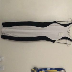 Illusion dress. Black and white